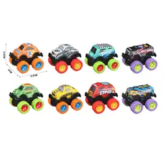 KIDS N PLAY - Pack X8 Carritos Pull Back