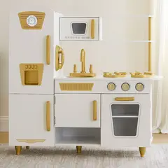 SCOOP - Juguete Cocina Niños Madera Refri, Horno y Microondas