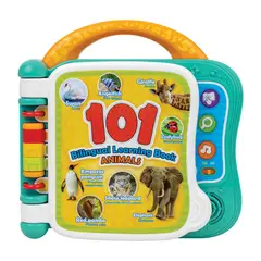 WINFUN - Libro Interactivo Con Sonidos Y Botones Táctiles