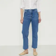 UNIVERSITY CLUB - Jean Straight Tiro Alto Mujer