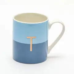 ROBERTA ALLEN - Taza Azul Letra T