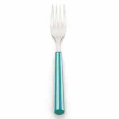 MICA - Tenedor Rayas Turquesa