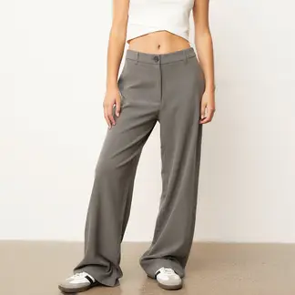 SYBILLA - Pantalón Recto Casual Mujer