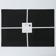 BASEMENT HOME - Set X4 Individuales Basket Negro