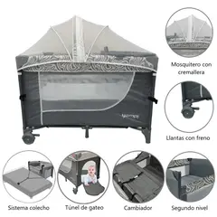 YAMP - Cuna Corral Y Colecho Bebé Venecia