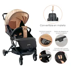 YAMP - Coche Compacto Bebé Ferrara Convertible En Maleta