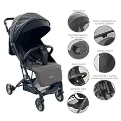 YAMP - Coche Compacto Bebé Ferrara Convertible En Maleta