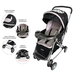 YAMP - Coche De Paseo Bebé Mecedora Logan