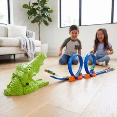 KIDS N PLAY - Pista De Carrera Cocodrilo Doble Giro