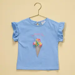 YAMP - Polo Bebé Niña Manga Corta Algodón