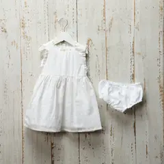 YAMP - Vestido Fiesta Bebé Niña Algodón