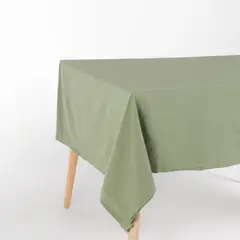 BASEMENT HOME - Mantel Cotton Linen Verde 180x240cm