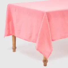 BASEMENT HOME - Mantel Cotton Líneas Coral 150x210cm