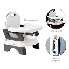 PRIORI - Silla De Comer Bebé Booster Portátil
