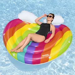 BESTWAY - Flotador Isla Arcoiris