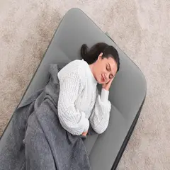 BESTWAY - Colchón Inflable Tritech De Tamaño Twin 1,91 M X 97 Cm X 46 Cm Con Bomba De Ca Incorporada