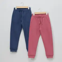 YAMP - Pantalon De Buzo Niña Pack X2 Algodón