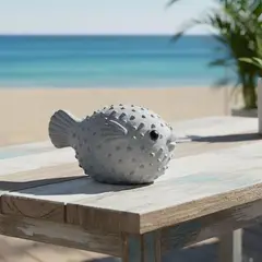 BASEMENT HOME - Adorno Pez Globo Azul