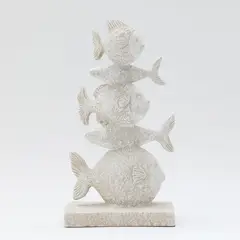 BASEMENT HOME - Adorno Coa Peces De Poliresina 18X10X32.5Cm