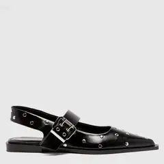 BASEMENT - Zapatos Casuales Negro Con Hebilla