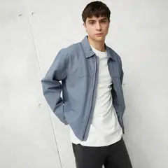 BEARCLIFF - Casaca Casual Algodón Manga Larga Hombre