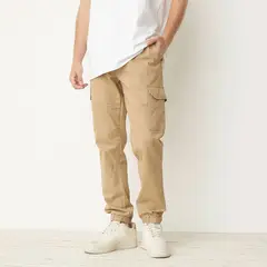 BEARCLIFF - Pantalón Algodón Jogger Fit Hombre
