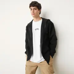 BEARCLIFF - Polera Relaxed Fit Con Gorro Hombre Algodón