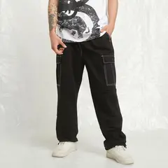 ECKO - Pantalón Cargo 100% Algodón Hombre