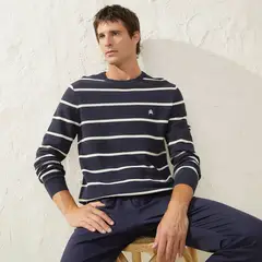 CASCAIS - Chompa Manga Larga 100% Algodón Hombre