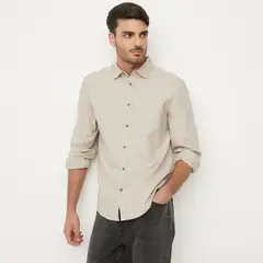 BASEMENT - Camisa 100% Algodón Hombre