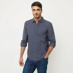 BASEMENT - Camisa 100% Algodón Hombre