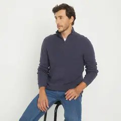 NEWPORT - Chompa Casual Algodón Hombre Manga Larga