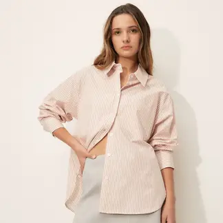 SYBILLA - Blusa Manga Larga 100% Algodón Mujer