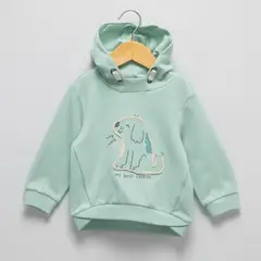 YAMP - Polera Casual con Gorro Bebé Niño Algodón