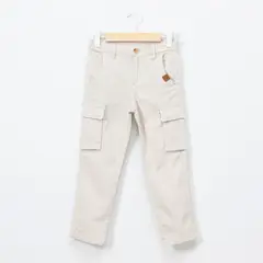 CONIGLIO - Pantalón Cargo Algodón Niño Tiro Medio