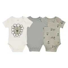 YAMP - Body Bebé Niño Pack X3 Algodón