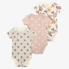 YAMP - Body Bebé Niño Pack X3 Algodón