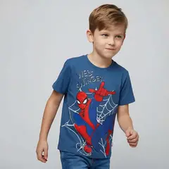 SPIDERMAN - Polo Niño Algodón