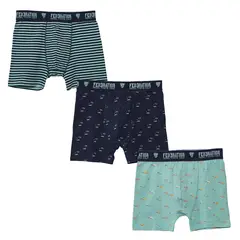FEDERATION - Boxers Niño Pack X3 Algodón