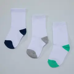 YAMP - Media Larga Niño Pack X3 Algodón