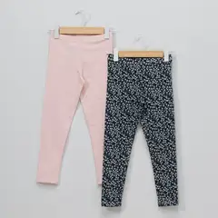 YAMP - Pack 2 Leggins Algodón Niña Estampadas