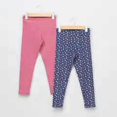 YAMP - Pack 2 Leggins Algodón Niña Estampadas