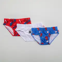 SPIDERMAN - Calzoncillo Niño Pack X3 Algodón