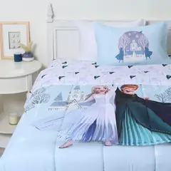 DISNEY - Juego De Cama: Edredón + Juego De Sábanas Frozen