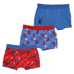 SPIDERMAN - Boxers Niño Pack X3 Algodón