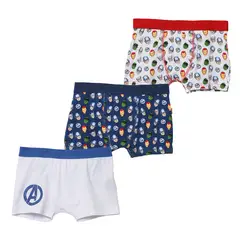 AVENGERS - Boxers Niño Pack X3 Algodón