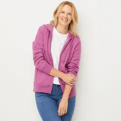 NEWPORT - Polera Mujer Algodón Manga Larga con Gorro