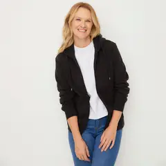 NEWPORT - Polera Mujer Algodón Manga Larga con Gorro