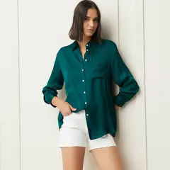 BASEMENT - Blusa Manga Larga Mujer