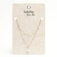 SYBILLA - Collar Dorado Perla